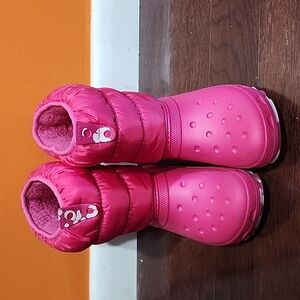 Girl's Crocs Lined Boots Size J3